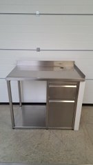 Nerezový pracovní stůl 1050x650x900mm