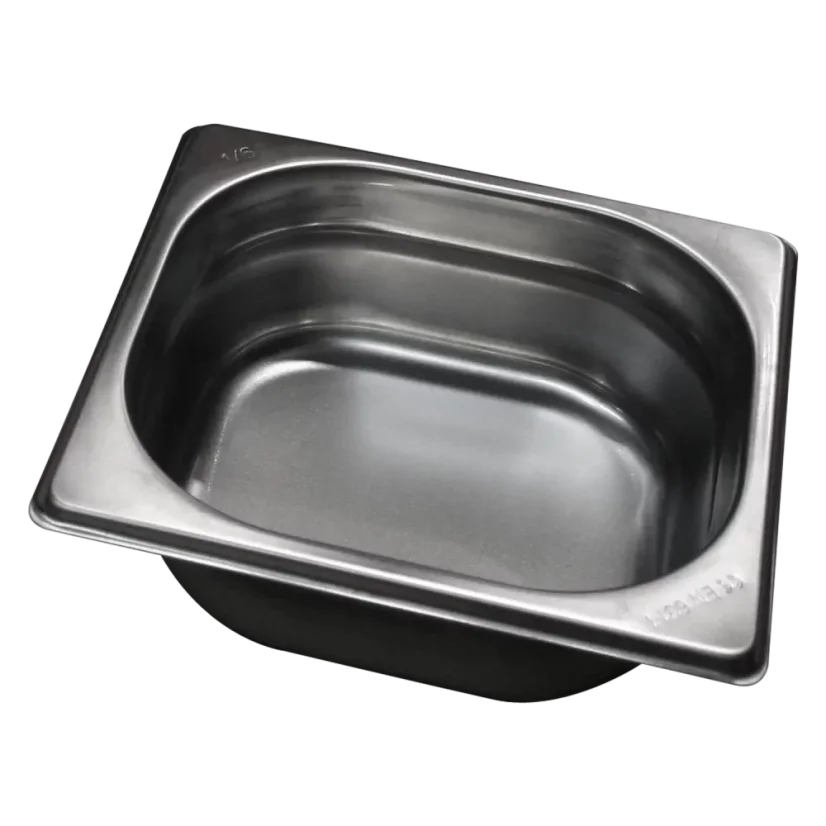 Gastronádoba GN 1/6 - 65 ucha zasouvací nerezová | REDFOX - GN 1/6-65 U