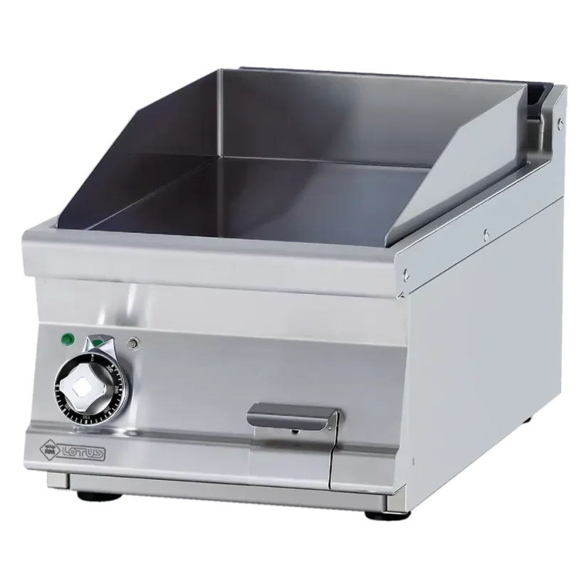 Grilovací deska 39x52 elektrická chromovaná hladká bez podestavby 400 V | RM - FTLT-74ETS