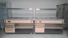 Chladící bufetový pult / výdejní vozík / studený salátový bar