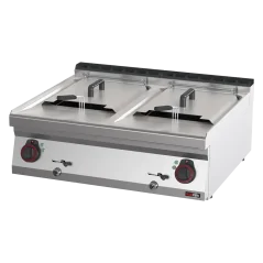 Fritéza elektrická dvojitá 0,96 kW/l, 13+13 l bez podestavby 400 V | REDFOX - FE 70/08 E