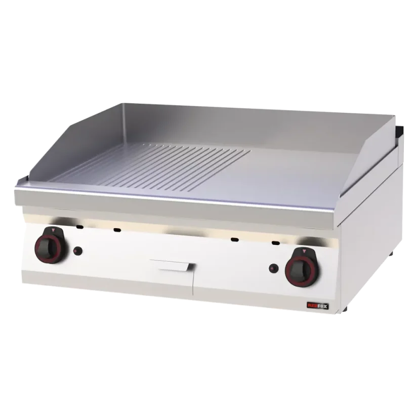Grilovací deska 80x51 plynová kombinovaná bez podestavby | REDFOX - FTHR 70/08 G