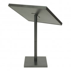 Stojan s podstavcem k osvětlené tabuli LED, výška 95 cm, lakovaná ocel