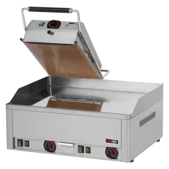 Steak gril elektrický dvojitý 65x48 stolní durable chrom | REDFOX - KD 63 E