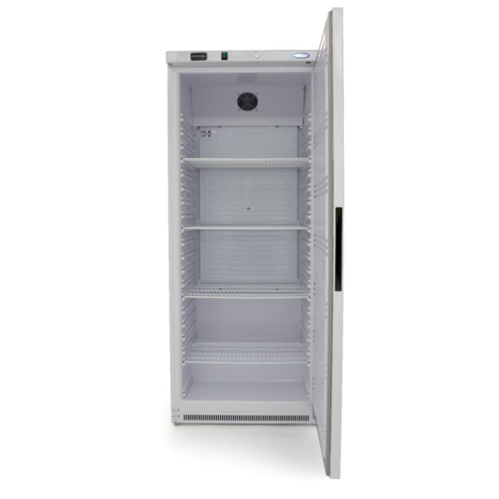 Maxima Chladící skříň 600l, 4 nastavitelné police, bílá