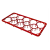 Nástavec základní plastový na sklednice 14 pozic 50x50x4 | REDFOX - C 1412