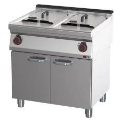Fritéza elektrická dvojitá 0,8 kW/l, 17+17 l s podestavbou 400 V | REDFOX - FE 70/80 E