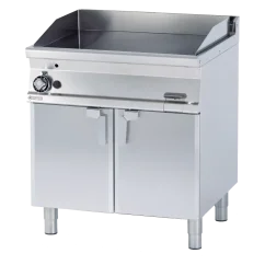 Grilovací deska 56x51 plynová chromovaná hladká s podestavbou | RM - FTL-76GS