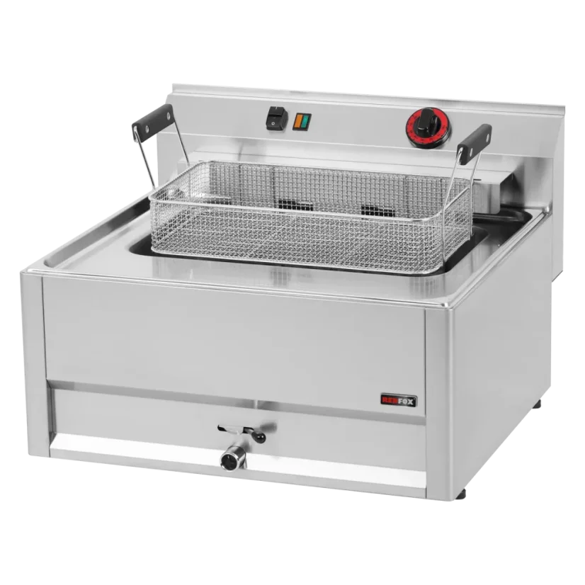 Fritéza elektrická 0,56 kW/l, 16 l bez podestavby 400 V | REDFOX - FE 66 ELT