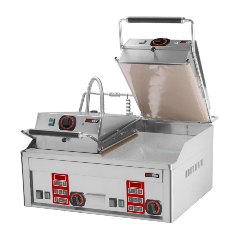 Grilovací deska durable chrom, REDFOX - FTHC 60 ED + 2x KD 3