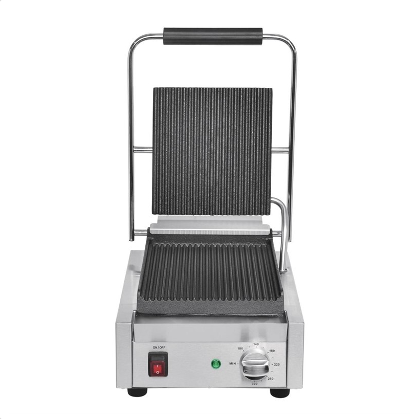 Buffalo kontaktní gril jednoduchý Bistro, hladké desky