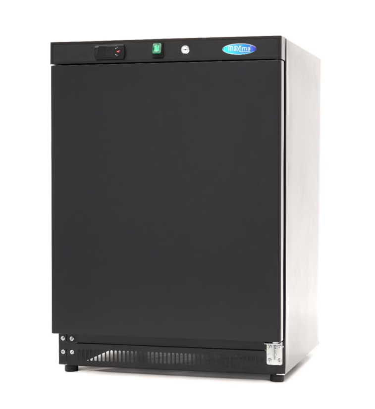 Chladnička 200 l – 3 nastavitelné police, černá