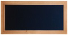 Nástěnná popisovací tabule WOODY s popisovačem, 20x40 cm, teak