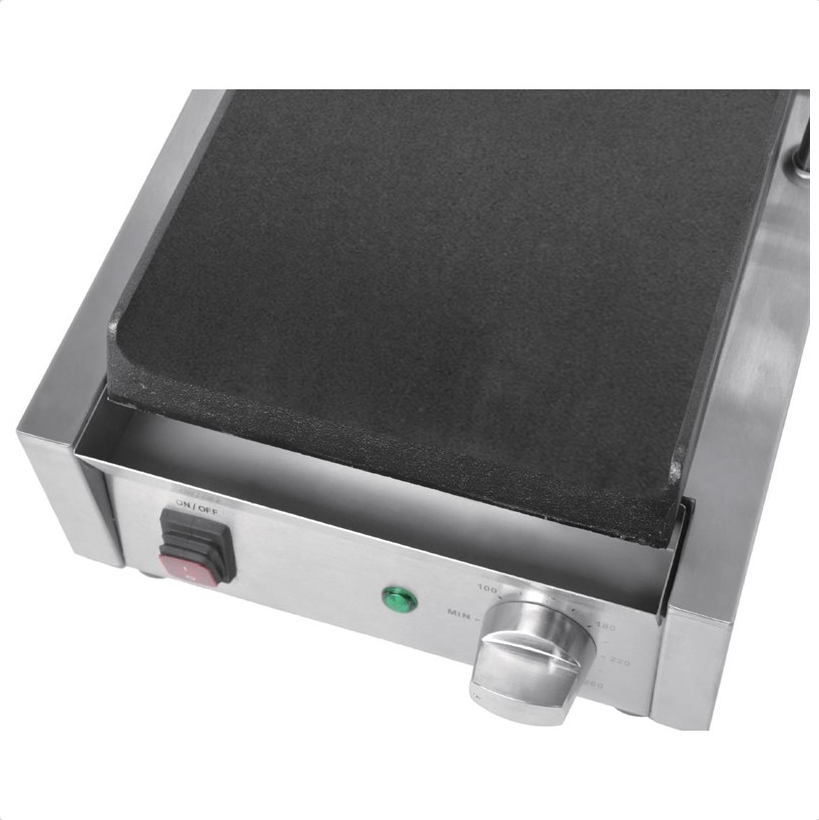 Buffalo kontaktní gril jednoduchý Bistro, hladké desky