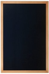 Nástěnná popisovací tabule WOODY s popisovačem, 60x80 cm, teak