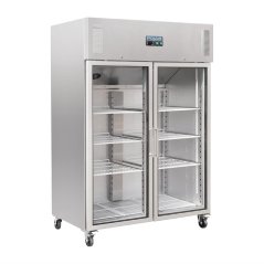 Polar dvoudveřová chladicí skříň Gastro s prosklenými dveřmi 1200l