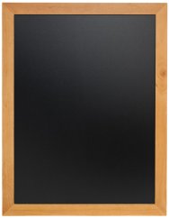 Nástěnná popisovací tabule UNIVERSAL, 70x90 cm, teak