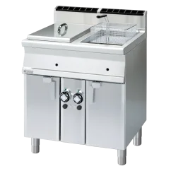 Fritéza plynová dvojitá 0,75 kW/l, 18+18 l s podestavbou | RM - F2/18-78G