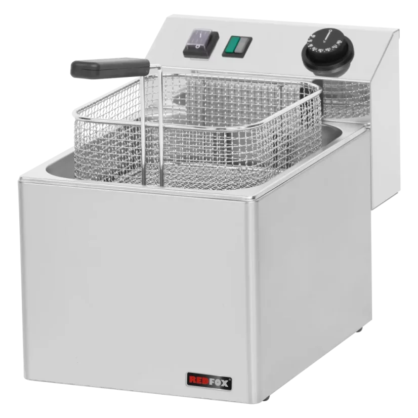 Fritéza elektrická 0,38 kW/l, 8 l stolní 230 V | REDFOX - FE 07 E