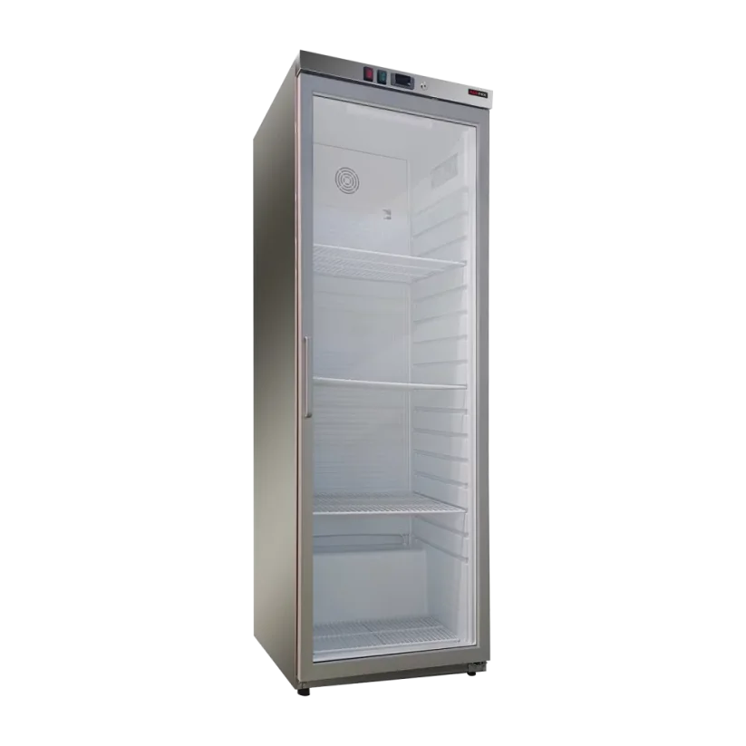 Skříň chladicí 570 l, prosklené dveře, nerez | REDFOX - DRR 600 GS