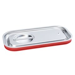 Víko se silikonovým těsněním na gastronádoby Standard bez úchytů GN 1/3