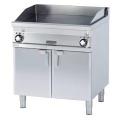 Grilovací deska 79x52 el. hladká s podestavbou 400 V | RM - FTL-78ET