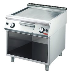 Gastro M Plynová grilovací deska 70/80FTGS-FR hladká a chromovaná