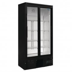 Polar barová chladicí skříň s posuvnými dveřmi černá 490l
