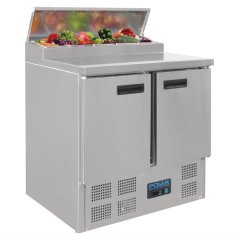 Polar chladicí stůl na přípravu salátů/pizzy 254l