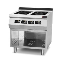 Indukční sporák, 4 hořáky, 12 kW/400V, 700