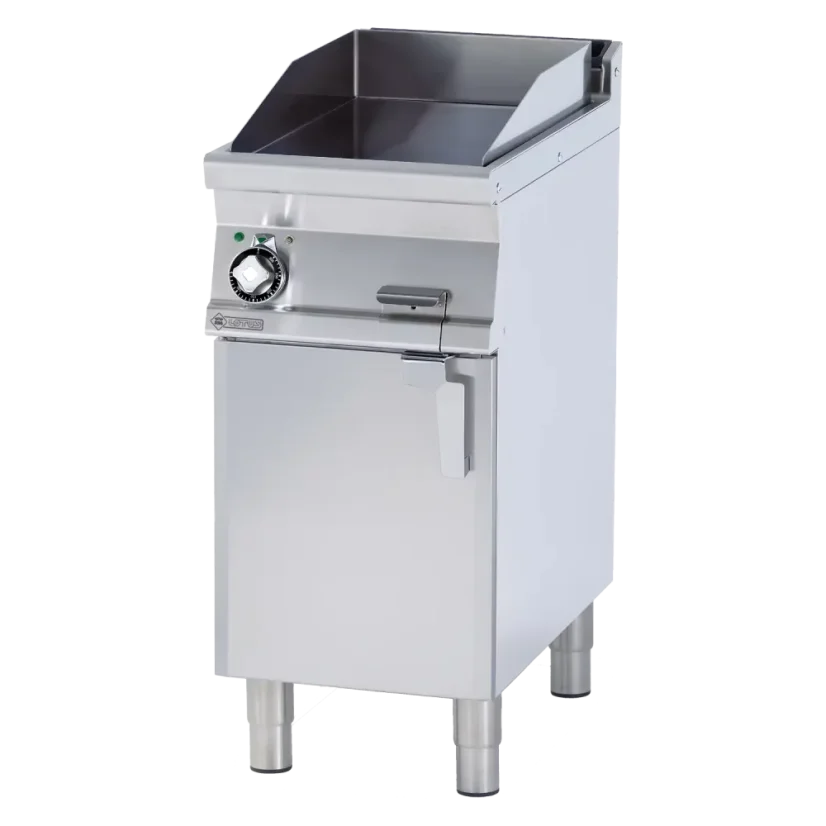 Grilovací deska 39x52 elektrická hladká s podestavbou 400 V | RM - FTL-74ET