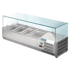 Polar chlazená servírovací vitrína pro 4 GN