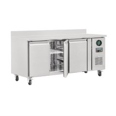 Polar třídveřový mrazicí stůl se soklem 417l