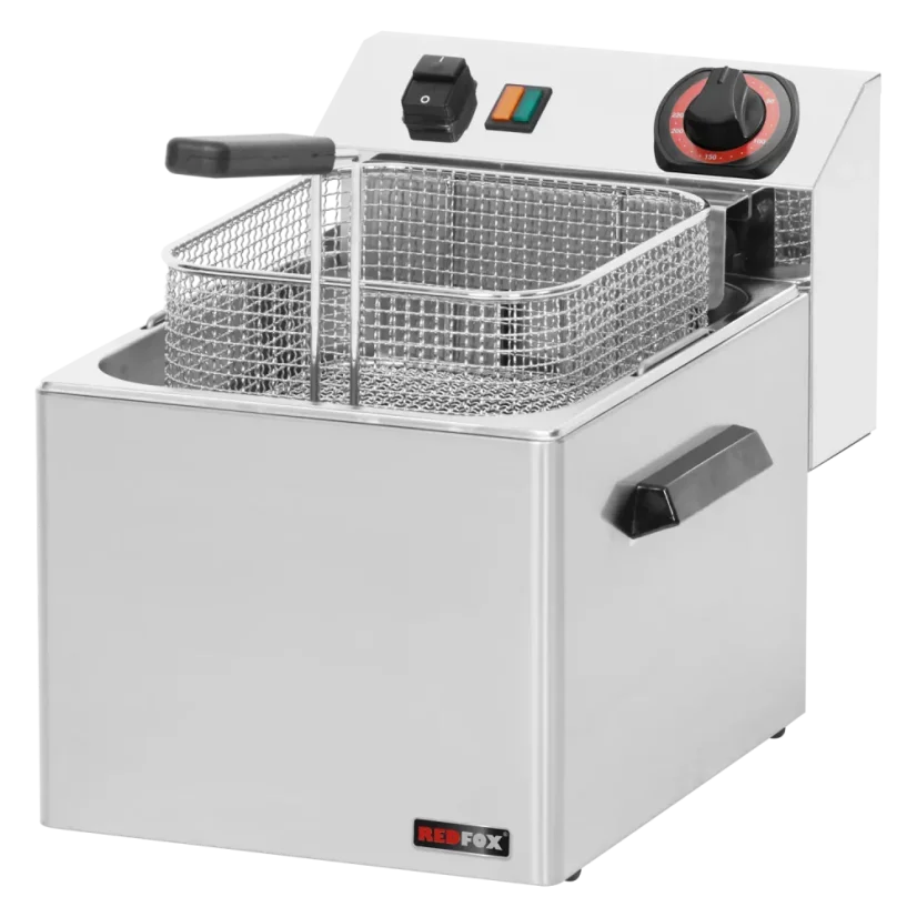 Fritéza elektrická 0,38 kW/l, 8 l stolní 230 V | REDFOX - FE 07