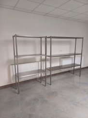 Nerezový regál 3 policový 1000x400x1800mm