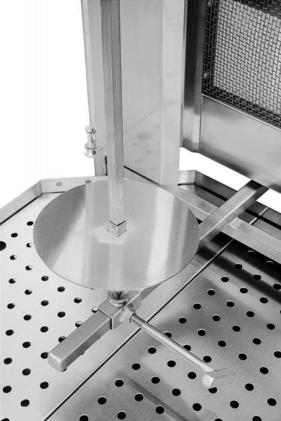 Gril na gyros a kebab, plynový, 3 hořáky, kapacita 40kg KLG220